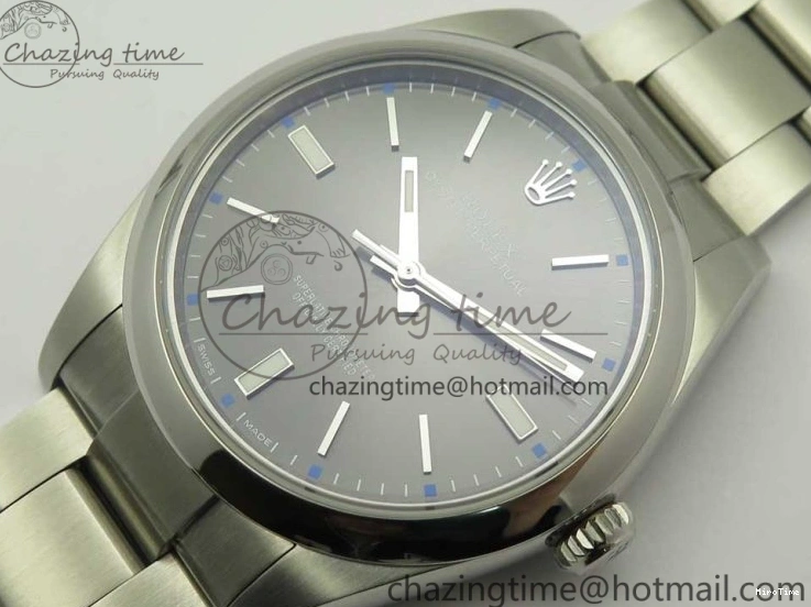 MiroTime 0511 Oyster Perpetual 39mm 114300 UBF 1:1 Best Edition Gray Dial on SS Bracelet A GoodFit 3295